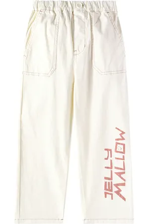 Jelly Mallow JM cotton-blend straight pants