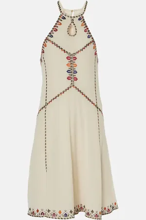 Isabel Marant Sammy cotton-blend minidress