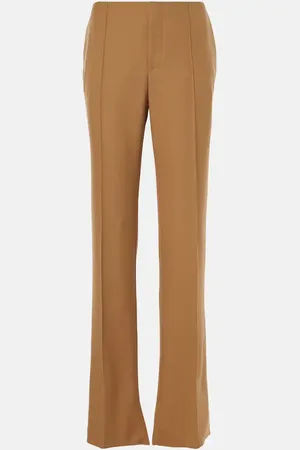 Chloé ChloÃ© Mid-rise wool straight pants