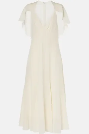Chloé ChloÃ© Silk chiffon midi dress