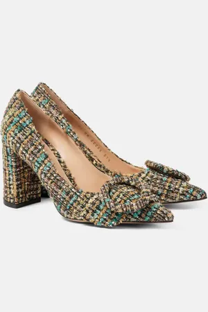 Gianvito Rossi 85 bouclÃ© pumps