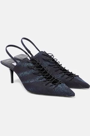 Jimmy Choo X Jean Paul Gaultier Corset slingback pumps