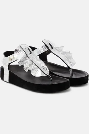 Isabel Marant Isela metallic leather sandals
