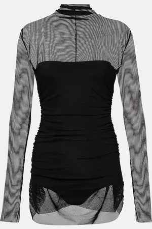 Norma Kamali Mesh minidress