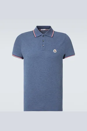 Moncler Logo cotton piquet polo shirt