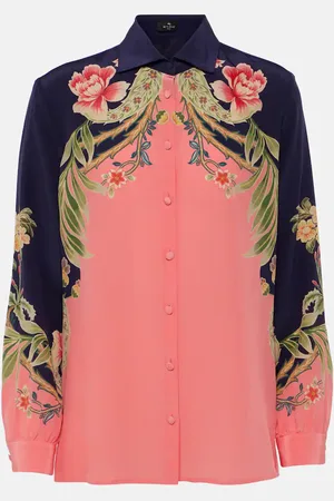Etro Printed silk shirt