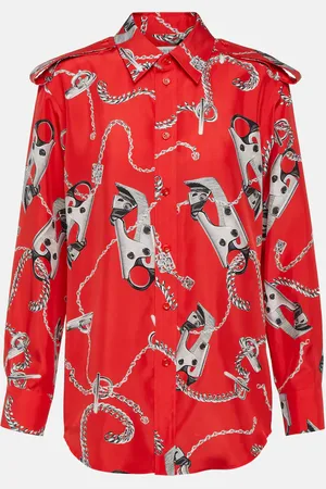 Burberry Printed silk shirt