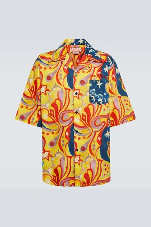 Marni X No Vacancy Inn printed cotton shirt