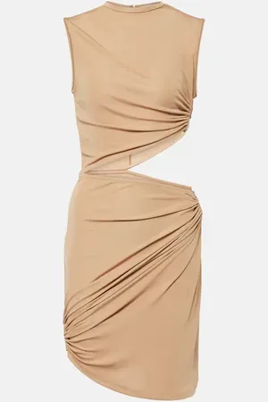 CHRISTOPHER ESBER Bezel embellished cutout minidress