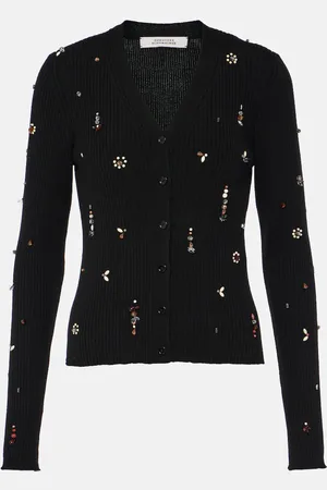 Dorothee Schumacher Embellished Merino embellished wool cardigan