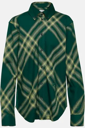 Burberry Checked wool shirt