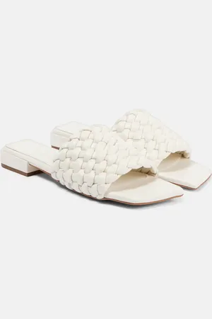 Souliers Martinez Aster woven leather slides