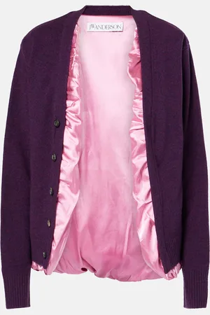 J.W.Anderson Wool and satin cardigan