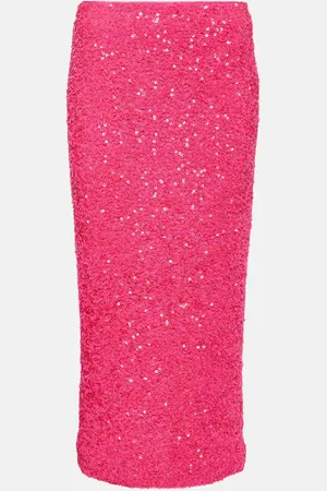 ROTATE Sequined midi skirt