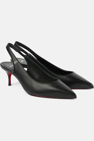 Christian Louboutin Sporty Kate 55 leather slingback pumps
