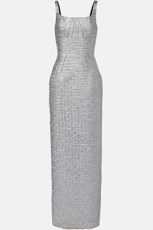 EMILIA WICKSTEAD Sharon seersucker gown