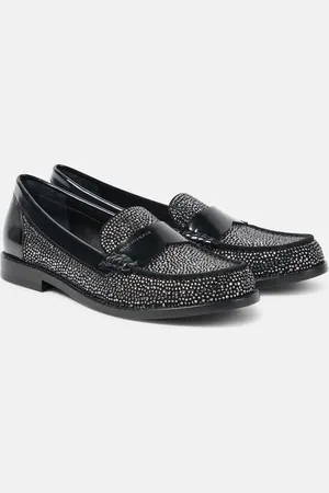 Robert Clergerie Roy embellished leather loafers