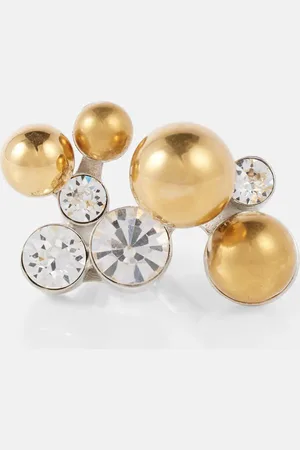 DRIES VAN NOTEN Crystal-embellished ring