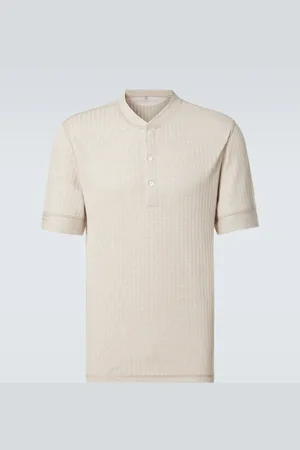 Brunello Cucinelli Linen and cotton T-shirt