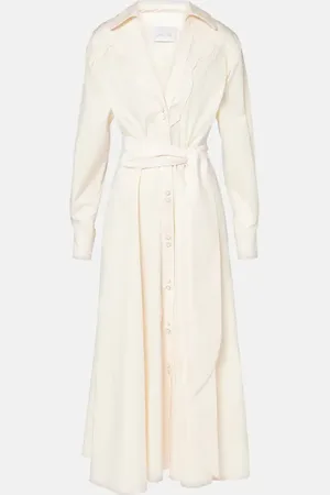JOHANNA ORTIZ Vela De Cruz cotton-blend poplin wrap dress