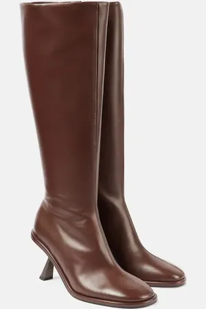 Souliers Martinez Riana leather knee-high boots