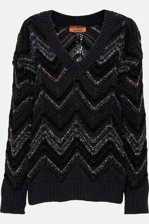 Missoni Zig Zag sequined oversized sweater