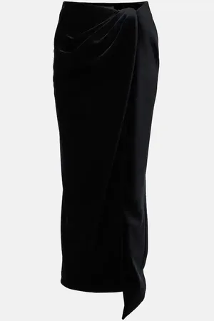 Balenciaga Jersey wrap skirt