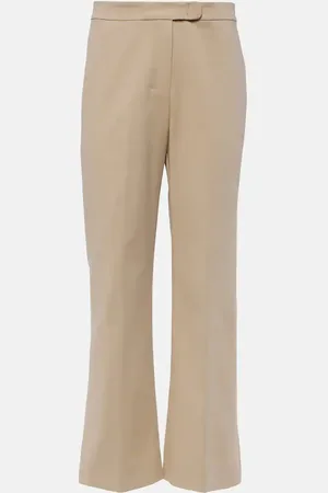 Max Mara Conico cotton-blend flared pants