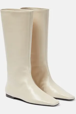 The Row Bette leather boots