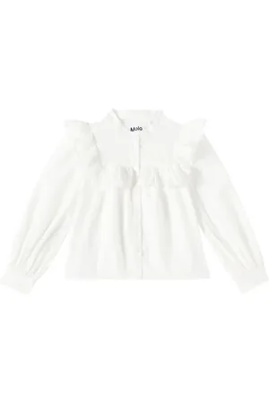 Molo Rozetta ruffled cotton shirt