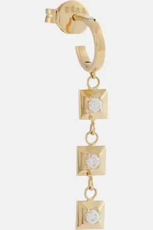 Eera EÃ©ra Mini EÃRA 18kt single earring with diamonds