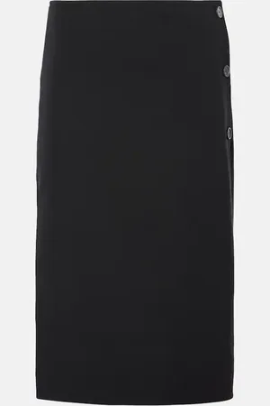 Courrèges CourrÃ¨ges Wool-blend midi skirt