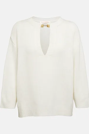 VALENTINO Rockstud cashmere sweater
