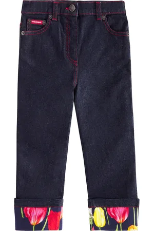 Dolce & Gabbana Floral straight jeans