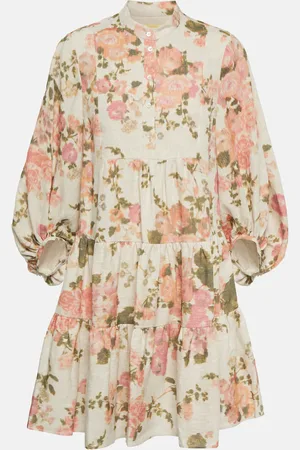 Erdem Winnona floral linen minidress