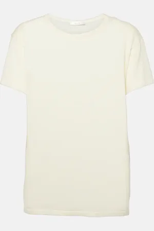The Row Foz knitted cashmere T-shirt