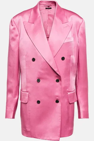 Tom Ford Double-breasted satin blazer