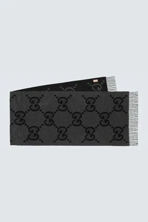 Gucci Cashmere GG jacquard scarf