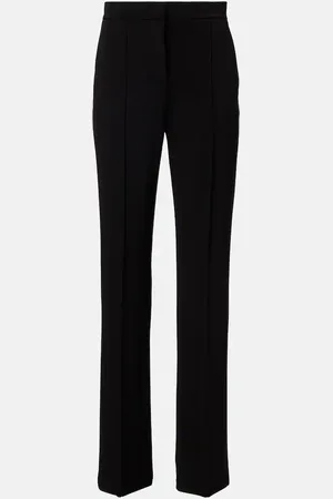 Max Mara Dinda high-rise jersey straight pants