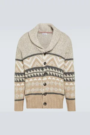Brunello Cucinelli Cashmere jacquard cardigan