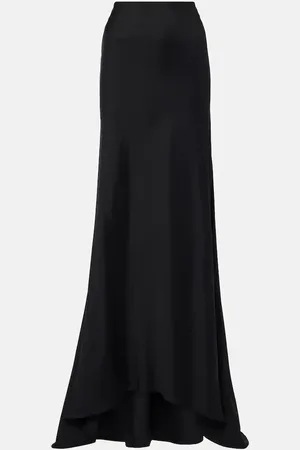 Plan C High-rise maxi skirt