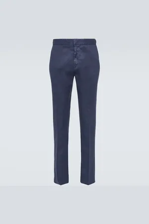 Loro Piana Linen and cotton slim pants