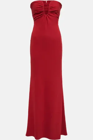 Roland Mouret Strapless cady gown