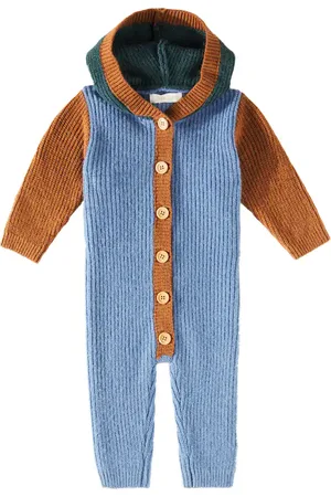 Louise Misha Baby Robin cotton and cashmere onesie