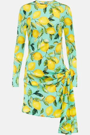 Dolce & Gabbana Printed silk-blend minidress