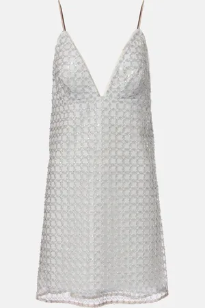ROTATE Beaded minidress