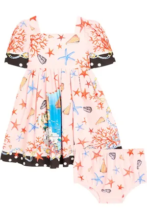 Dolce & Gabbana Baby Capri printed cotton dress and bloomers set