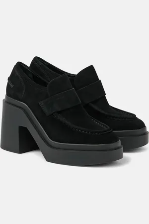 Robert Clergerie Netta suede loafer pumps
