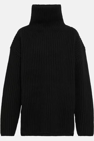 Joseph High-neck ribbed-knit wool sweater