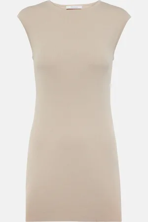 Max Mara Soldino ribbed-knit jersey top